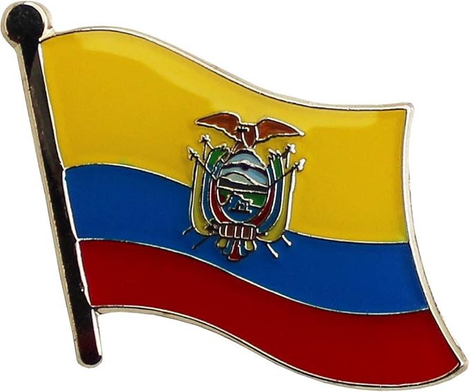 Country Lapel Pin Flag Ecuador