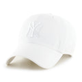 MLB Hat Clean Up Basic White Tonal Yankees