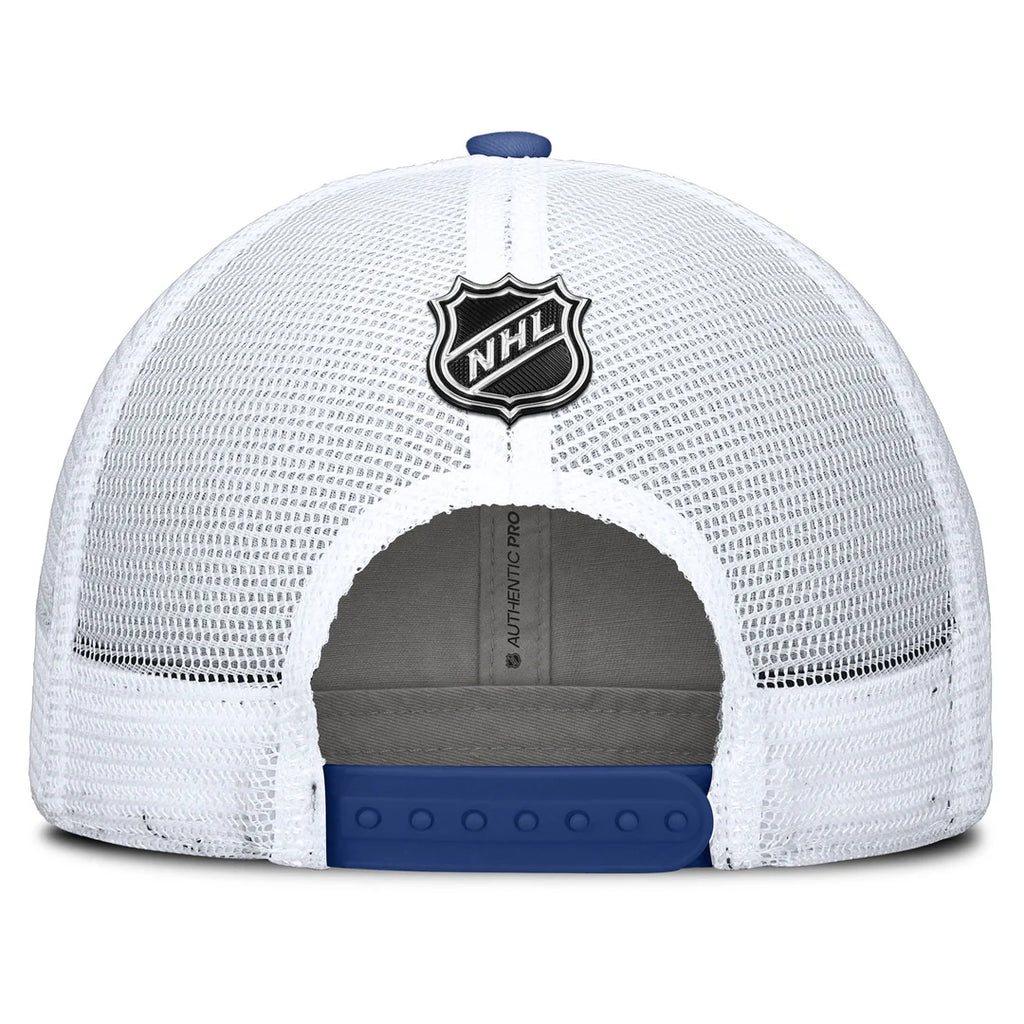 NHL Hat Structured Adjustable Trucker Authentic Pro Rinkside6 2025 Rangers