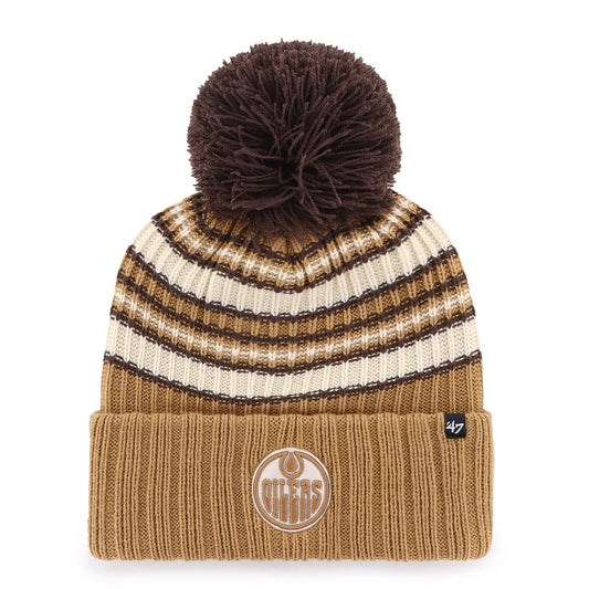 NHL Knit Hat '47 Brown Espresso Oilers