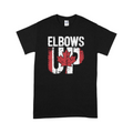 Country T-Shirt Elbows Up Canada Black