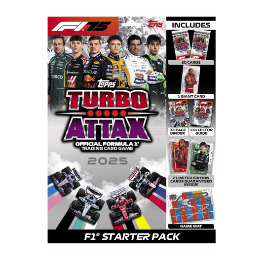 Topps Turbo Attax F1 Trading Cards 2025 Starter Pack