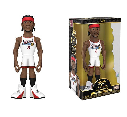 NBA Player POP! Figure Gold 12" Home Iverson 76ers