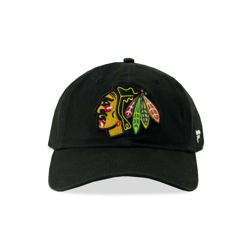 NHL Hat Unstructured Adjustable Core Blackhawks (Black)