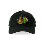 NHL Hat Unstructured Adjustable Core Blackhawks (Black)