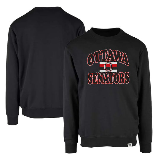 NHL Crew Neck Vintage Fleece Sweatshirt Senators