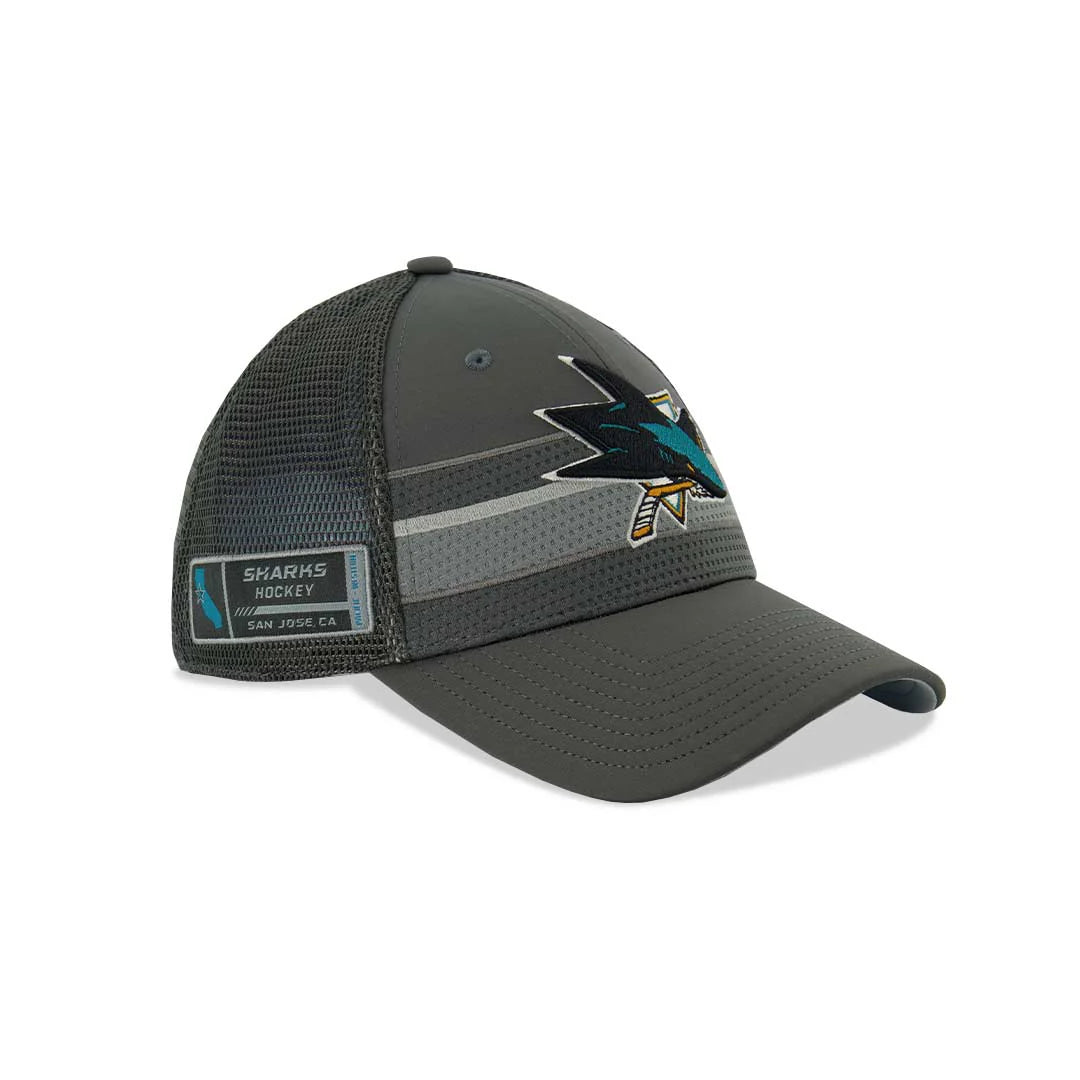 NHL Hat Trucker Adjustable Authentic Pro Home Ice Sharks