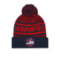 NHL Knit Hat Authentic Pro Rink Cuffed Heathered Cuff Pom 2023 Winnipeg Jets