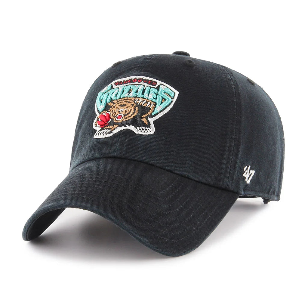 NBA Hat '47 Clean Up Vintage Vancouver Grizzlies (Black)