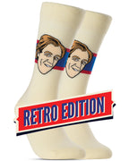 Hockey Canada Player Socks White/Red/Blue Guy Lafleur Canadiens