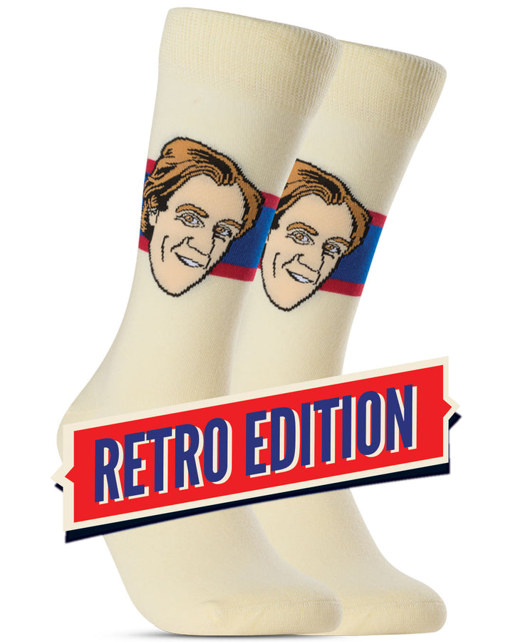Hockey Canada Player Socks White/Red/Blue Guy Lafleur Canadiens