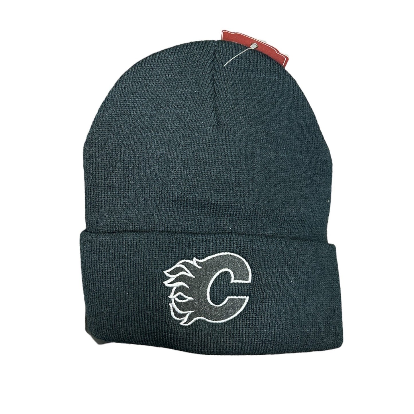 NHL Knit Hat Platinum Cuff Flames