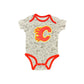 NHL Infant 3Pc Onesie Set Full Strength Flames