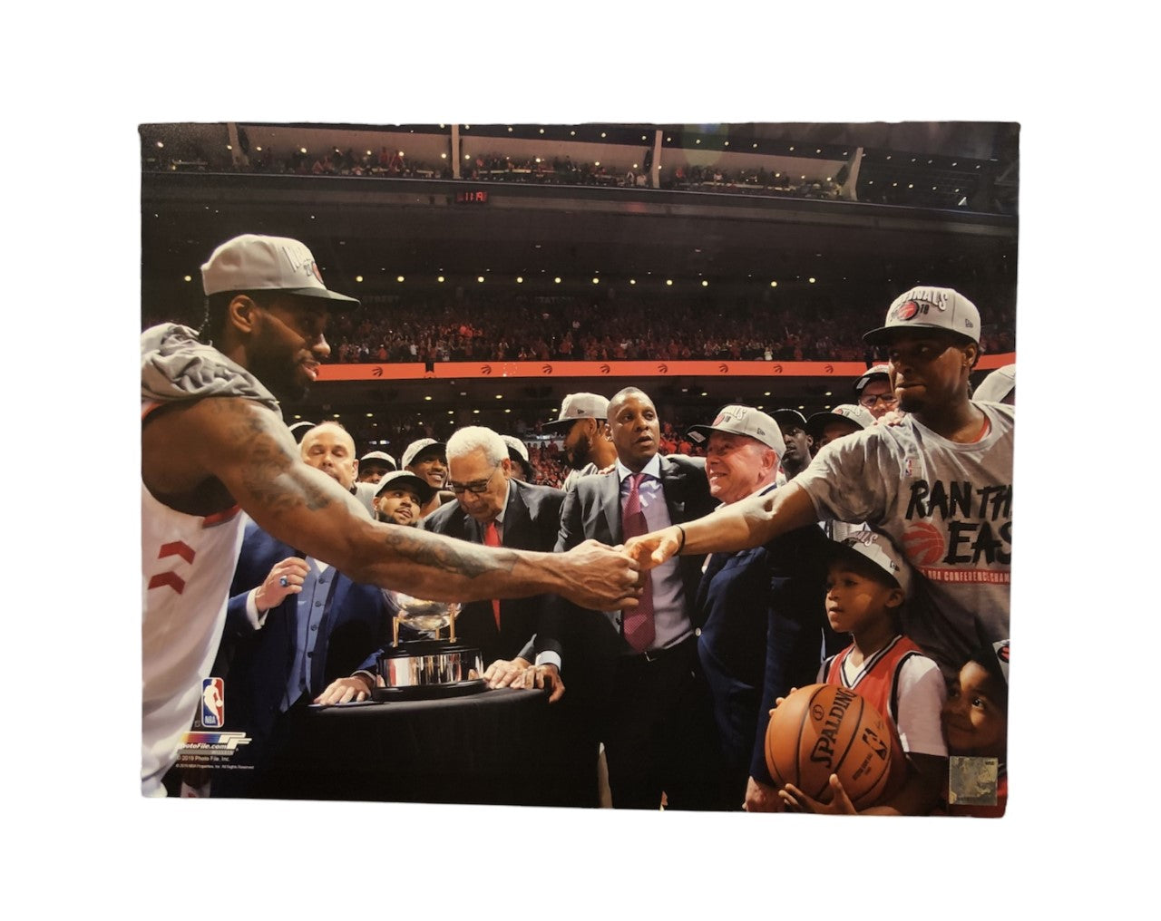 NBA 16x20 Player Photograph Handshake Eastern Conference Champs 2019 Raptors