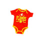 NHL Infant 3Pc Onesie Set Full Strength Flames