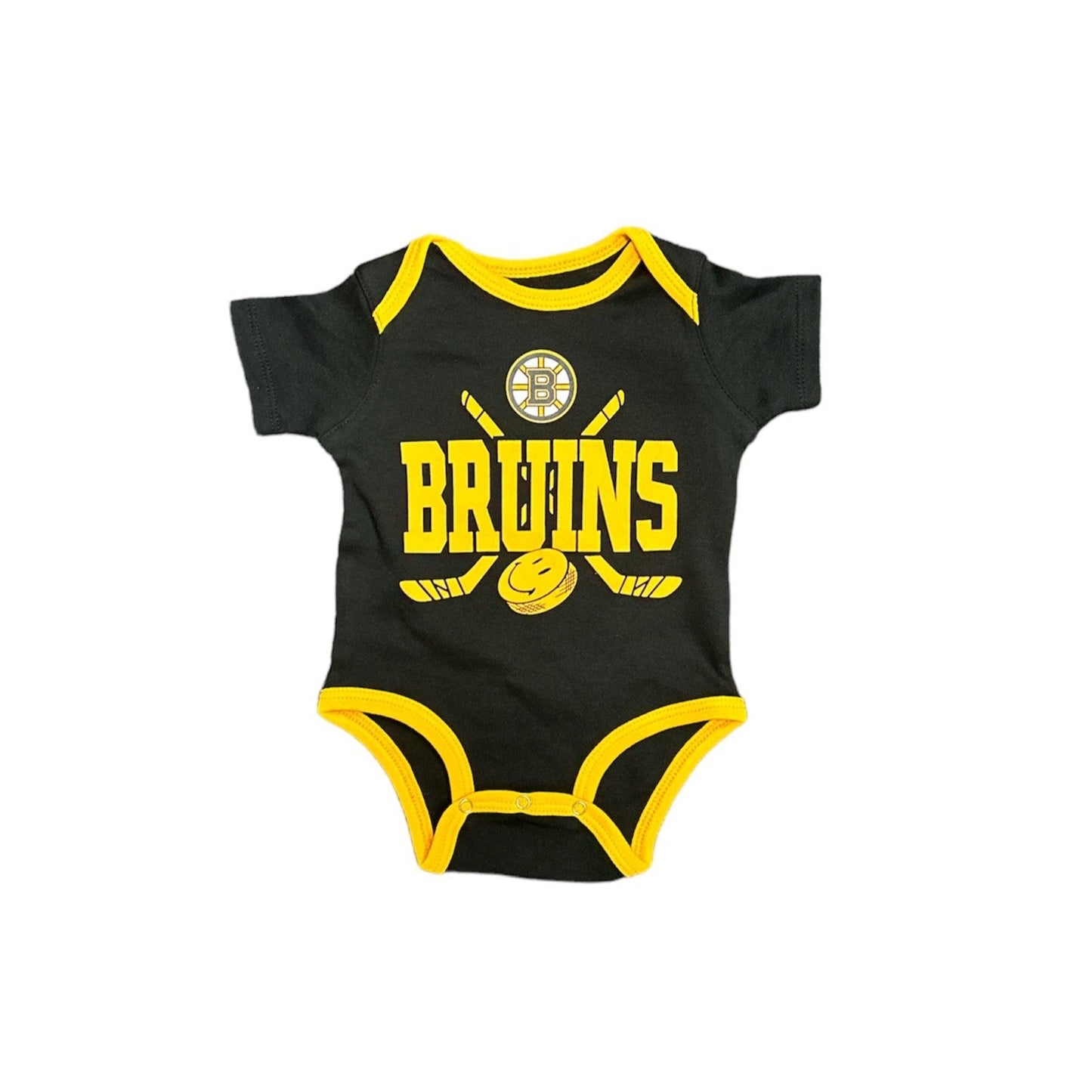 NHL Infant 3Pc Onesie Set Full Strength Bruins