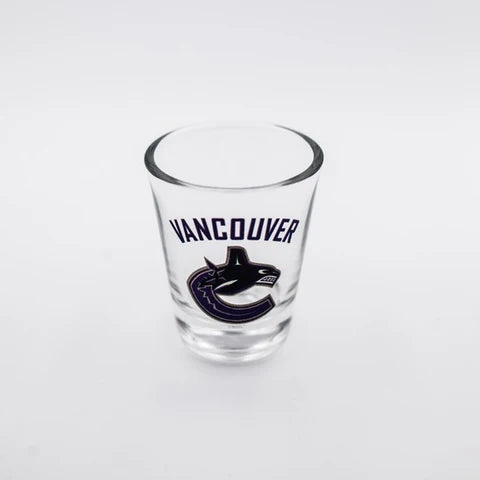 NHL Shot Glass 2oz Canucks