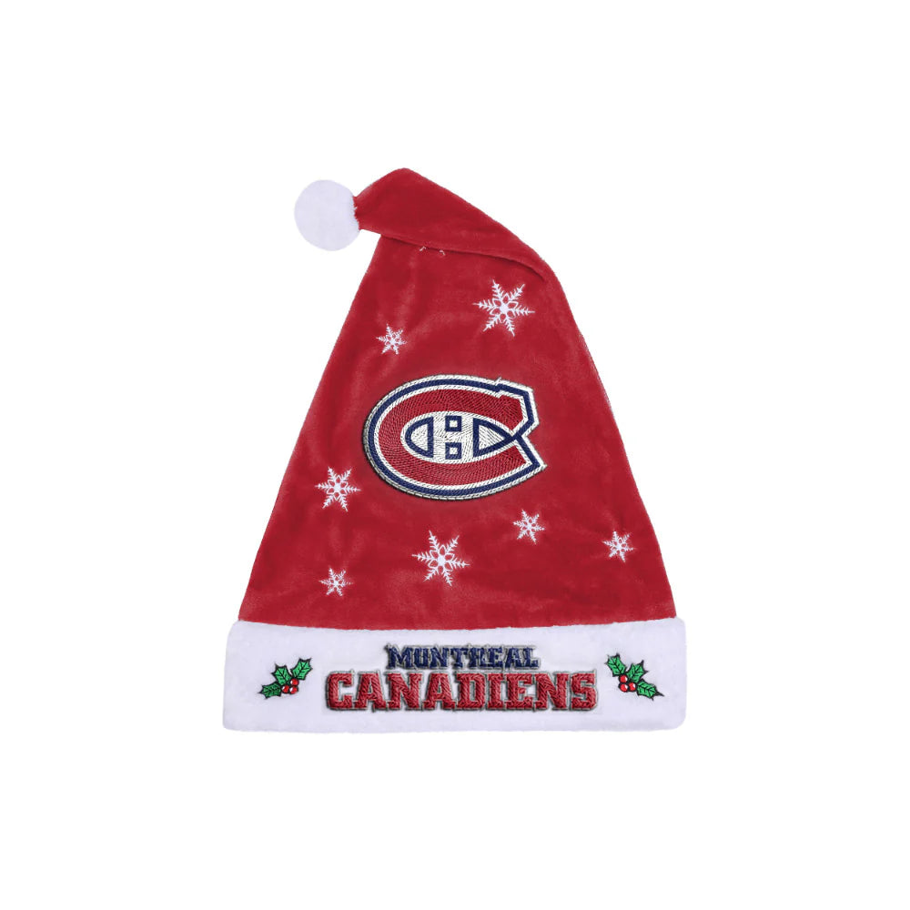 NHL Santa Hat Snowflake Canadiens