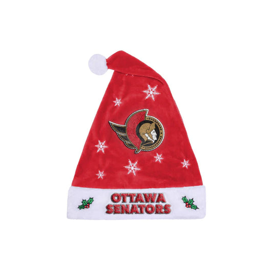 NHL Santa Hat Snowflake Senators