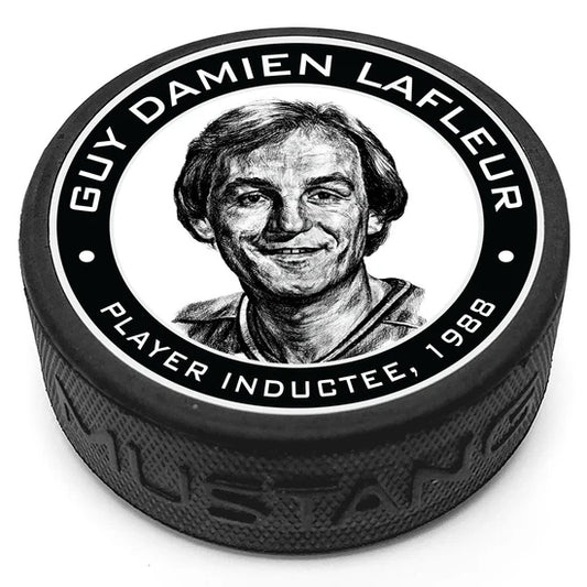 NHL Alumni Player Puck 1979 Legends Line Textured Canadiens Guy Damien Lafleur