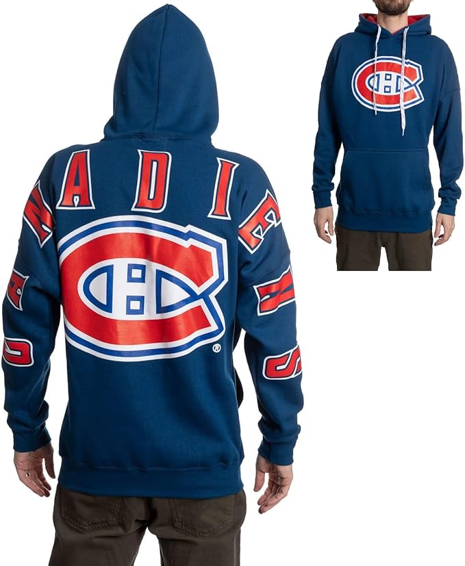 NHL Hoodie Varsity Arm to Arm Canadiens