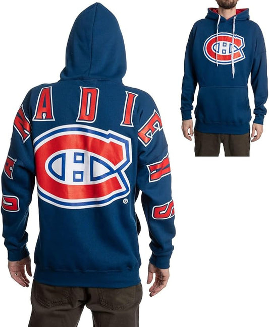 NHL Hoodie Varsity Arm to Arm Canadiens