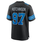 NFL Player Game Jersey Alt Black Aiden Hutchinson Lions
