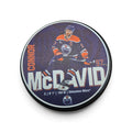NHL Player Puck Design Connor McDavid Oilers