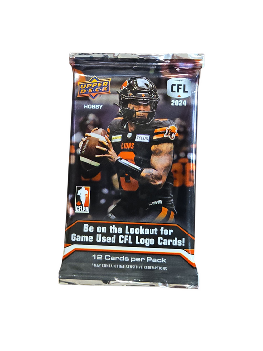CFL Upper Deck 2024 Trading Cards Hobby (Single pack)
