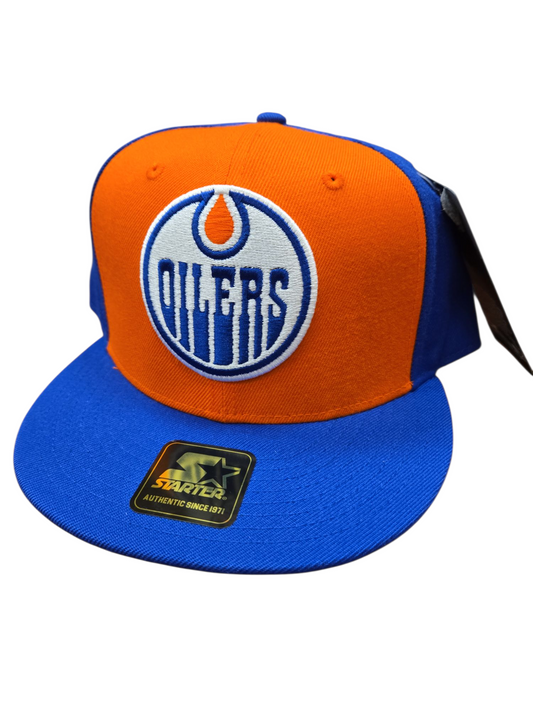 NHL Hat Snapback Two Tone Oilers