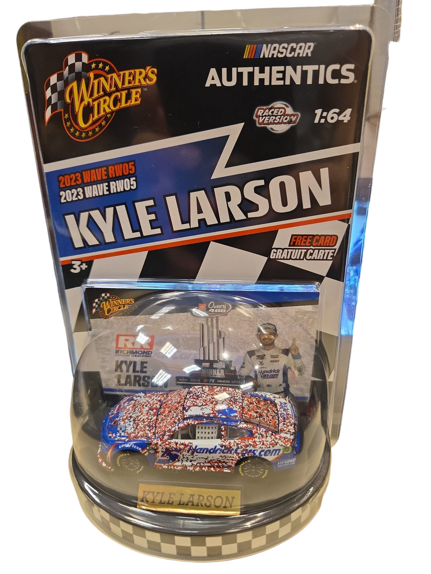 Nascar Winners Circle Authentic Collectible Kyle Larson 2023 Richmond Raceway