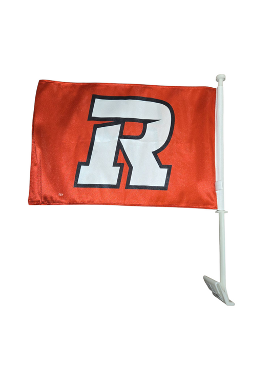 CFL Car Flag 11x15 Logo Redblacks
