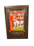 NFL Collectible Plaque with Card 4x6 Panini Travis Kelce Chiefs