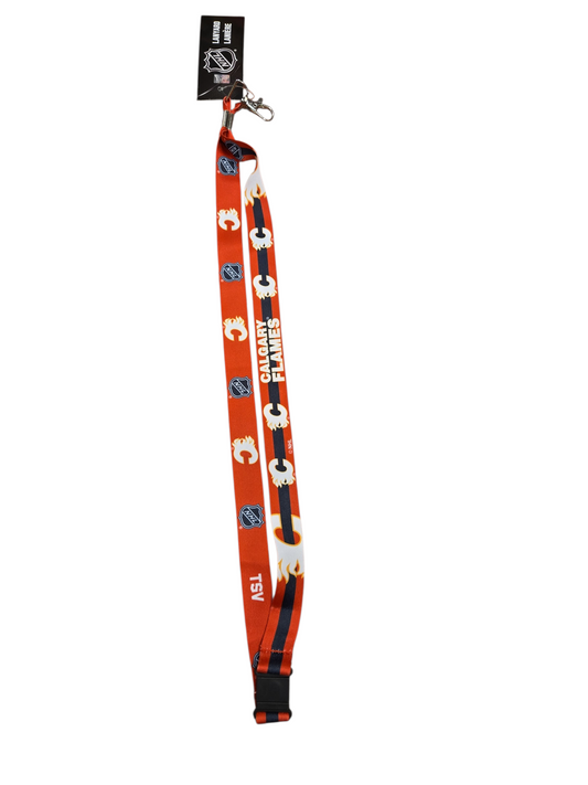 NHL Lanyard Sublimated Flames