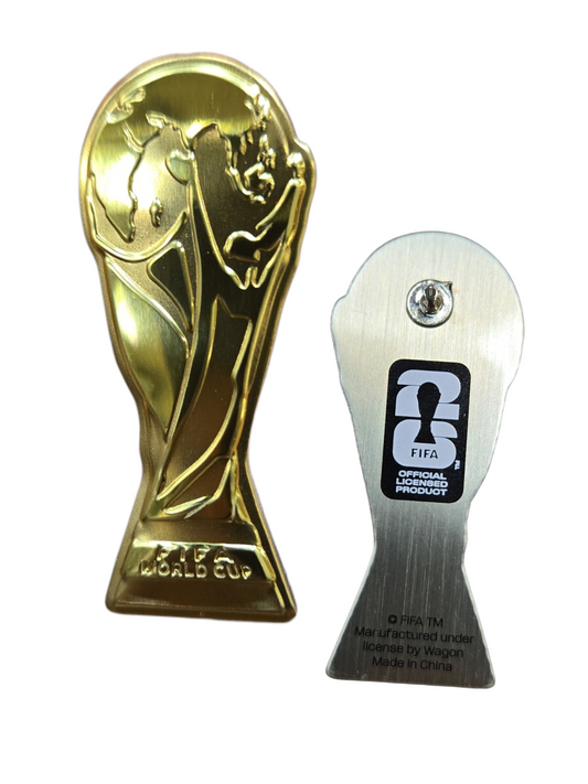 FIFA World Cup 2026 Gold 2D Trophy Lapel Pin