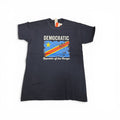 Country Youth T-Shirt Distressed Flag Democratic Republic of the Congo (Dark Blue)