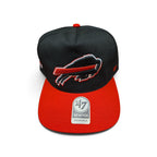 NFL Hat '47 Hitch RF Sure Shot Two Tone w/Maple Leaf Bills (Black)