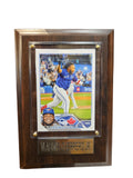 MLB Collectible Plaque with Card 4x6 Excited Vladimir Guerrero Jr. Blue Jays