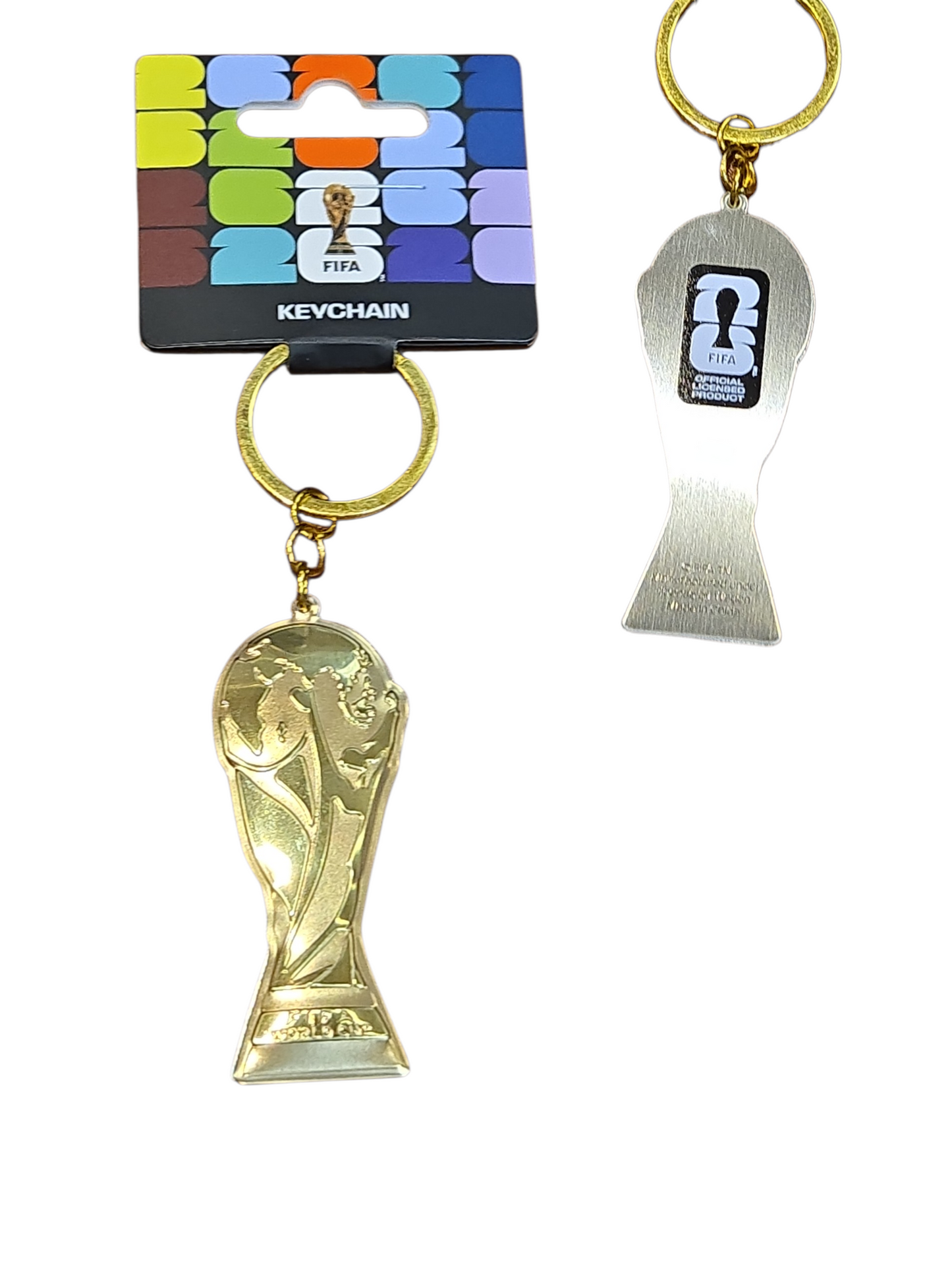 World Cup 2026 2D Trophy Keychain