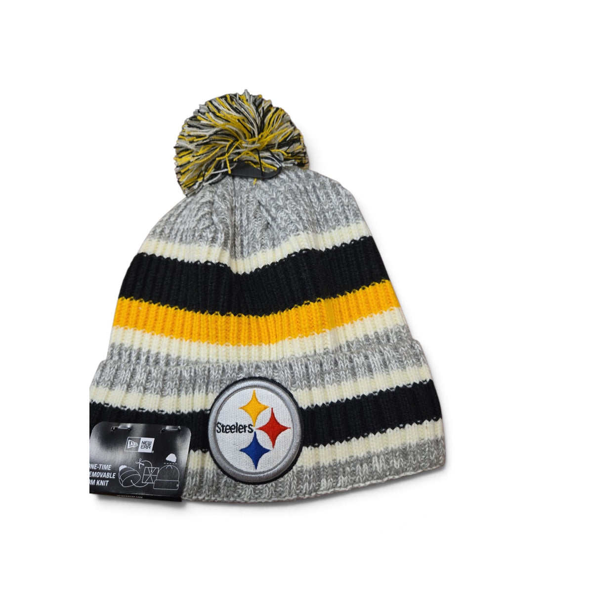 NFL Knit Hat Stripe Vintage Steelers