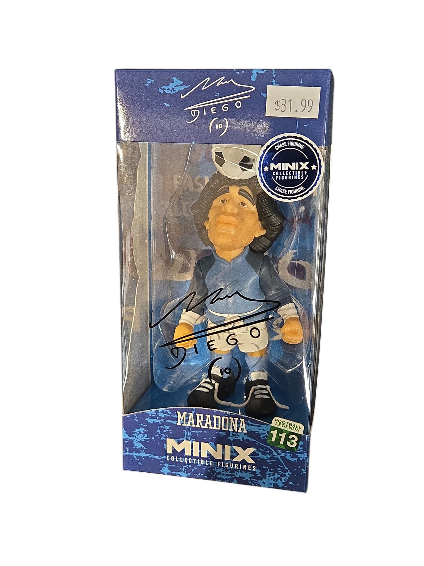 Soccer MINIX Collectible Figurine Warm Up Argentina Maradona #113 Chase
