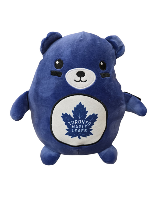 NHL Plush Smusherz Bear Maple Leafs