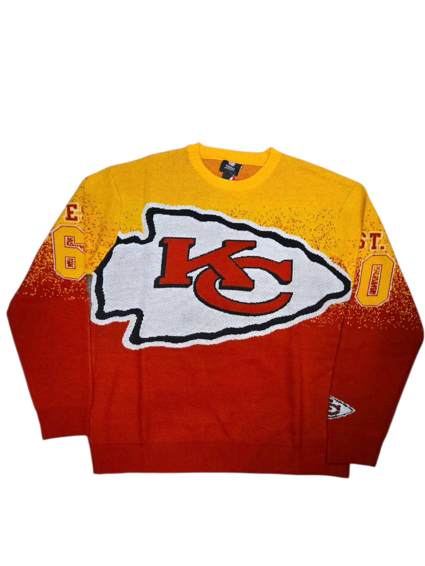 NFL Ugly Sweater Gradient Chiefs