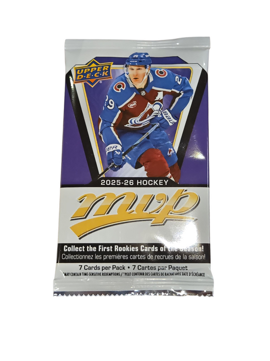 NHL Hockey Trading Cards Upper Deck Gravity Feed MVP 2025-26 (Single Pack)