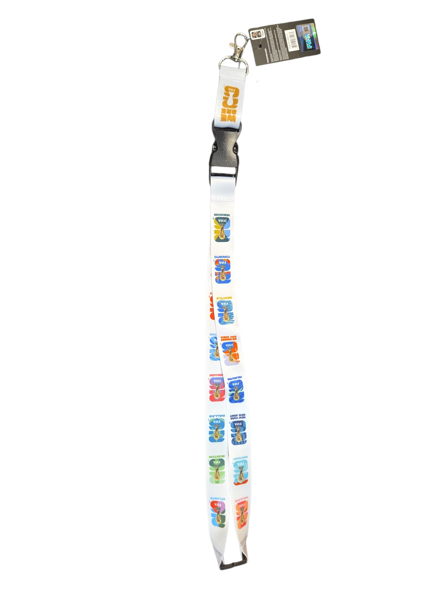 World Cup 2026  2D All Host Cities Emblem Lanyard