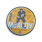 NHL Player Puck Design Charlie McAvoy Bruins