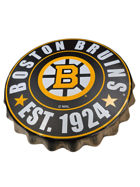 NHL Wall Logo Bottle Cap Bruins (2025 Logo)