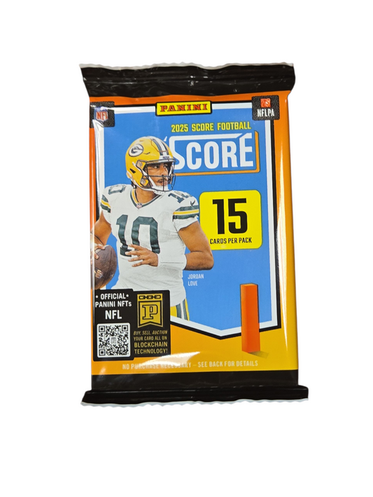 NFL Score Football Trading Cards 2025 Single Pack