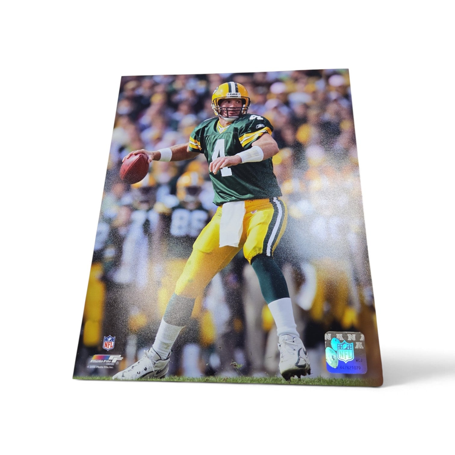 NFL 8x10 Brett Favre Packers Vintage Player Photograph Background