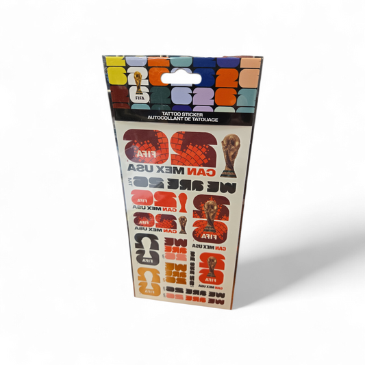 FIFA World Cup 2026 Tattoo Sticker Sheet